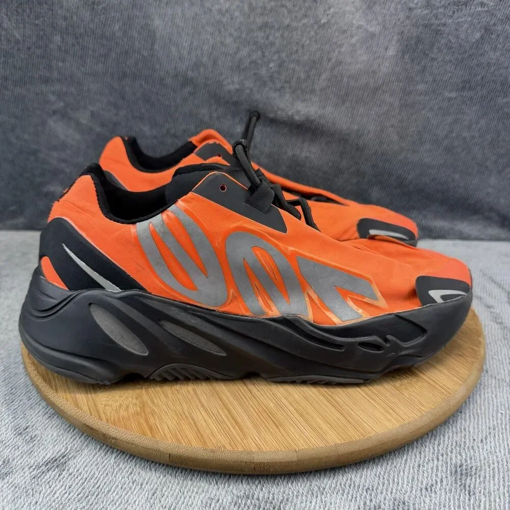 Adidas Yeezy Boost 700 MNVN Shoes Mens Size 9 Orange Running Sneakers FV3258